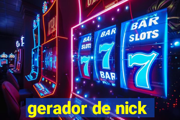 gerador de nick